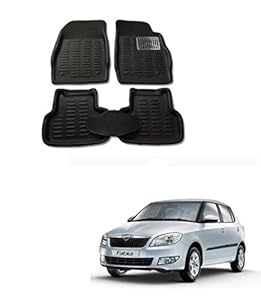 ATC 4D Black Mat for Skoda Fabia (Model Year: 2014-2019) Car
