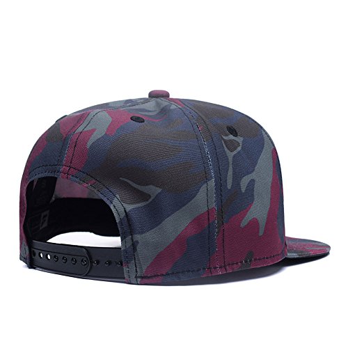 Image of Quanhaigou Snapback Hat for Men Women,Hip Hop Style Colorful Flat Bill Hats Teens Adjustable Baseball Cap