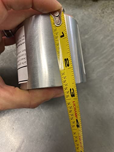 RotoMetals Zinc Metal Strip for Roof and Garden - 50 Feet x 2.5-3 Inches - Prevents Roofing Stains