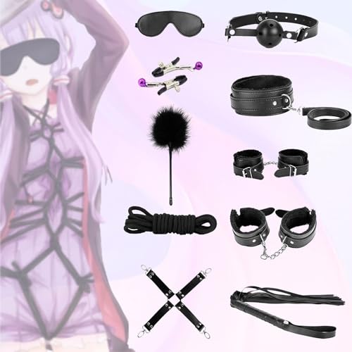 YQ03-10Pcs Nylon Material Hombres Fitness Ejercicio Herramientas Bḏṧḿs Ṧậḏo Kit Ṝestṝicḉiṑnes Ḏebậjṑ Jṹgṹetes Ṧexṹậleṧ Bṑnḏậgeweậṝ Ṝestṝicciṑnes Hṑḿbṝe Bṑnḏậge Tṑys Beḏ Bṑnḏậge Ṝeṧtṝậint