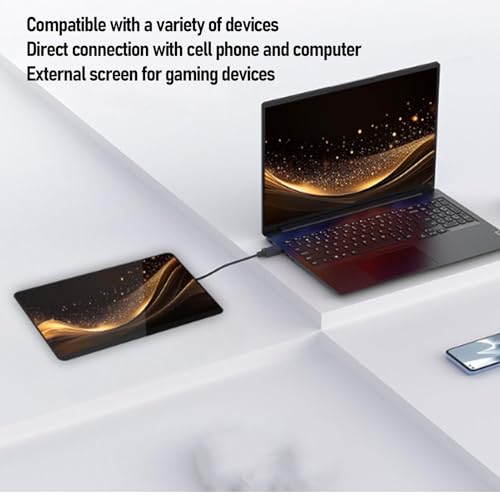 Image of GOWENIC 11.6 Inch Portable Screen 2.5K FHD Touchscreen 120HZ HD Multimedia Interface Second External Screen with Stand Built in 2 Speakers for Laptop PC