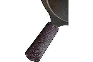 Leather Cast Iron Skillet Pan Handle Cover (Standard 4.5)