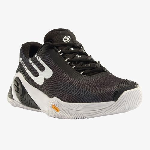 Bullpadel Padel Shoes HACK 24V – Premium Zapatos de Padel for Men w/Enhanced Sole, Hybrid 360° Grip, Or-Tholite Insole, Breathable Mesh, Reinforced Toe & Dual-Density Cushioning Performance Black3