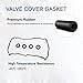 AUCERAMIC Valve Cover Gasket Set Fit for Nissan Altima 2007-2012, Rogue 2008-2012, Sentra 2007-2012, 2.5L L4 Engine Code QR25DE Replace#13270-JA00A, 13270JG30A, VS50777R, VS50437A, 036-1758