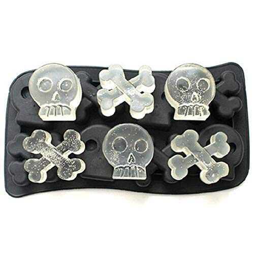 Set de 3 moldes de silicona para hielo Halloween miniatura 3