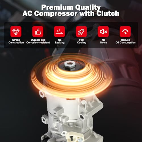 Image of CCIYU AC Compressor w /Clutch for Toyota Corolla iM 1.8L 2017-2018