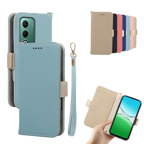 �Ή�OPPO A5 5G �蒠�^ �V�F���m�[�g�u�b�N�^�C�v�ی�J�o�[�m�[�g�u�b�N�J�[�h���[���}�O�l�b�g�u���P�b�g���C�V�͗l�@�\�݊����̂���ϏՌ����y�ʃ��_���V���v���t�@�b�V����PU���U�[�܂肽���ݎ��t���ی�J�o�[�j���Ə����̃X�}�[�g�t�H���P�[�X�p(�u���[)