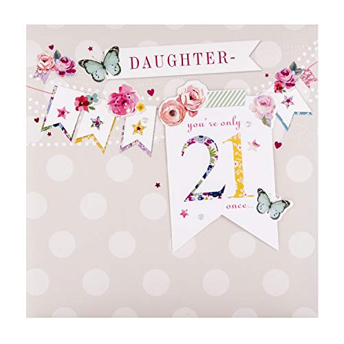 Carte d'anniversaire 21 ans pour accompagner un cadeau mémorable