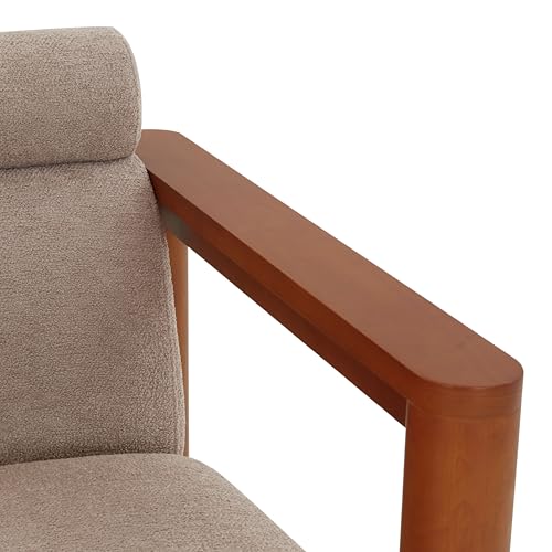 Sillón Acogedor Marrón Claro miniatura 4