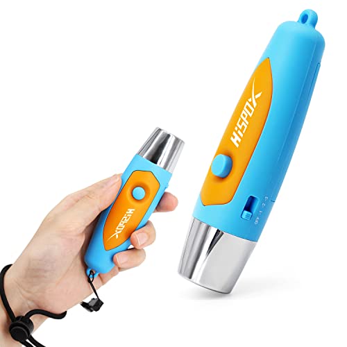 HISPOX Electronic Whistle for Coaches Loud Volume Electric Whistle Hand Whistle for Coaches Teacher Referee with Lanyard 3 Kinds Of Tones (Blue)