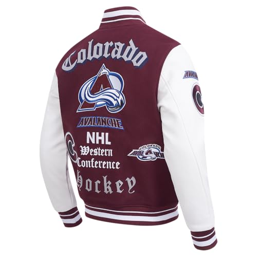 Image of Pro Standard Mens NHL Old English Varsity Jacket