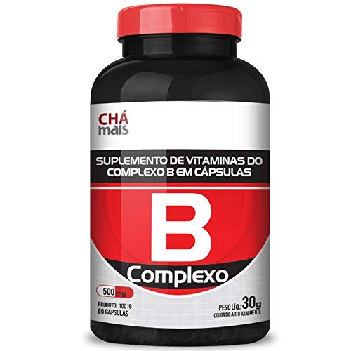 Kit 2 Complexo B 500mg Chá Mais 60 cápsulas