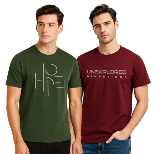 T-shirt graphique homme coupe droite confortable qui ne rétrécit pas