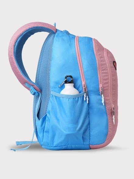Image of Wildcraft Wiki Prism 40 Backpack for Boys & Girls | 40 Ltr with 3 Compartments, Padded Shoulders, Bottle Holder | Best for Books, Stationery, Lunch Box & Essentials