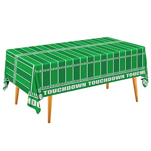 Football Tablecloth 3 Pack for Football Party Games Decoration 54 X 108Inch Touchdown Tablecover Football decorations