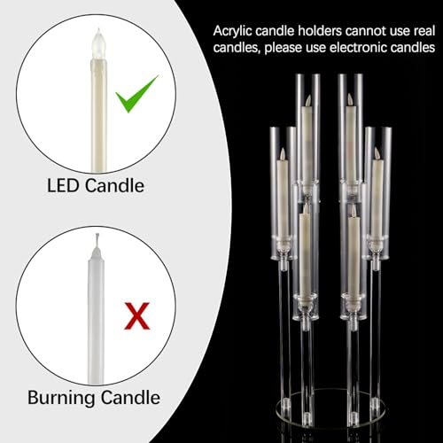 Vincidern TAPER CANDLE HOLDERS For Wedding, Party, Dining Table, Halloween,Christmas, Valentine'S Day thumb #5