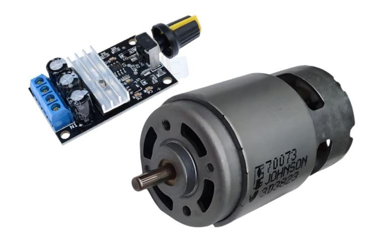 SP Electron 12V Johnson DC 15000RPM Multi-Purpose High Speed Torque Motor for Pcb Drill with SEN51 PWM DC 6V 12V 24V 28V 3A Motor Speed Regulator