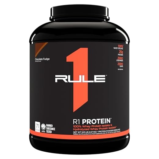 Rule1 R1 Protein,76 Servings, Chocolate Fudge