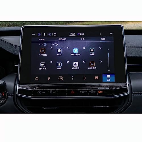 Film protection verre trempé voiture GPS 10.1 pouces anti-rayures pour écran LCD Jeep 21-22
