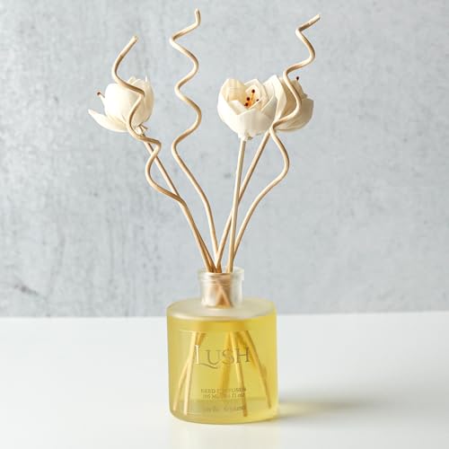 Difusor de varillas Pear Mascarpone en vidrio amarillo miniatura 4