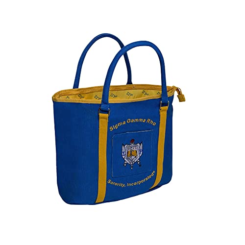 Sigma Gamma Rho Shield Canvas Tote Bag