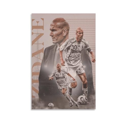 Football - Poster Poster Zinedine Zidane France verso Ronaldo Brésil