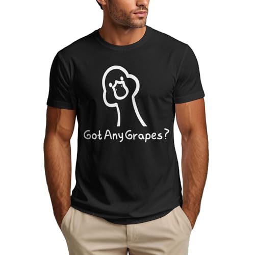 Anceky Camiseta con Meme gráfico de Pato Divertido Tengo Uvas