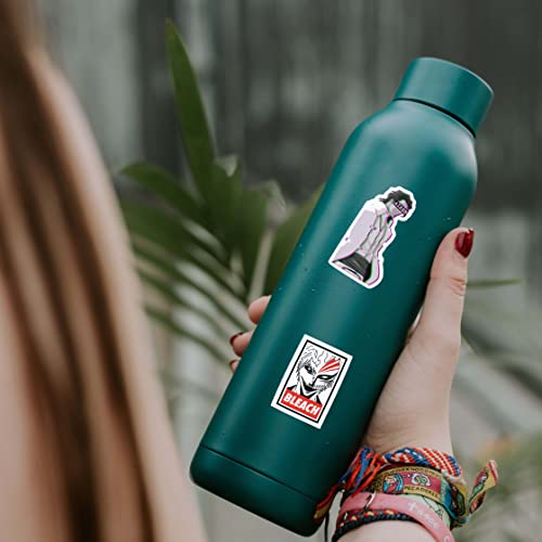 CodersParadise Pack of 54 Anime Aesthetic Vinyl Stickers for Laptop, Journal, Bike Helmet, Diary, Guitar, Mobile Case - Waterproof Residue Free Stickers, self-adhesive, 3 inch