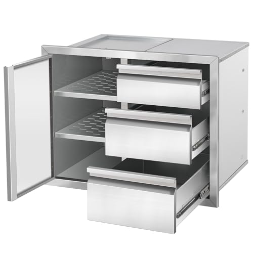 Tactralis Stainless Steel Drawer Combo
