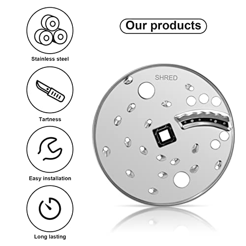 Food Processor Slice/Shred Disc BladeReplacement for Hamilton Beach 70730 70740、70670、70760