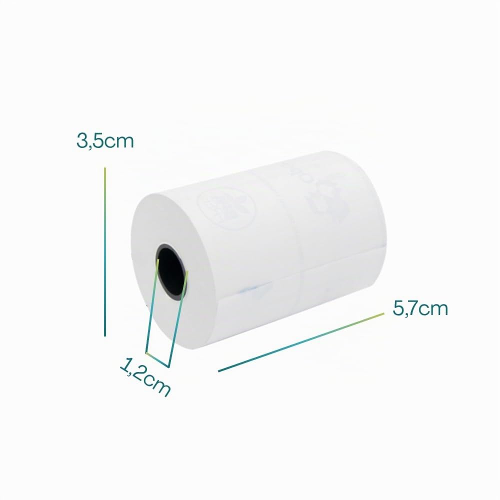Virsus 150 Rotoli Carta Termica 57x20 Rotolo Cassa Pos -(M)