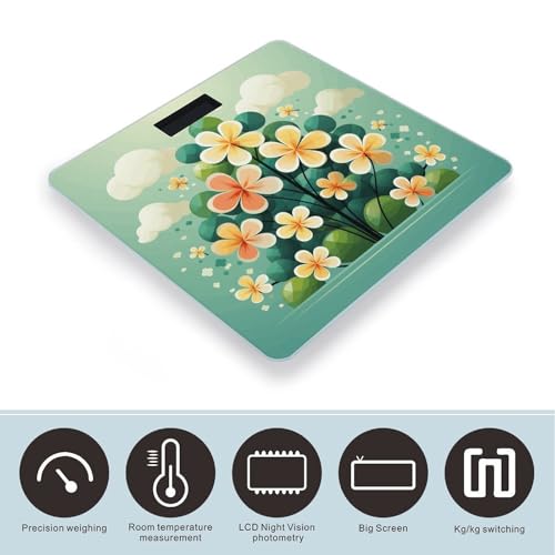 Balanza Digital de Baño con Pantalla Grande y Vidrio miniatura 3