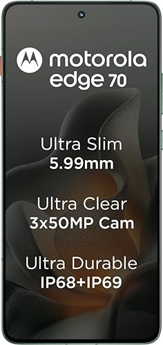 Motorola Edge 70 (Lily Pad, 8GB RAM, 256GB Storage)