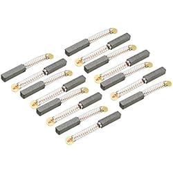 Motor Electrico De Licuadora sourcing map Escobillas de Carbón 15 Piezas, 20mm x 5mm x 5mm, para Herramienta Eléctrica,Taladro de Mano, Soplador, Licuadora, Pieza de Reparación de Repuesto