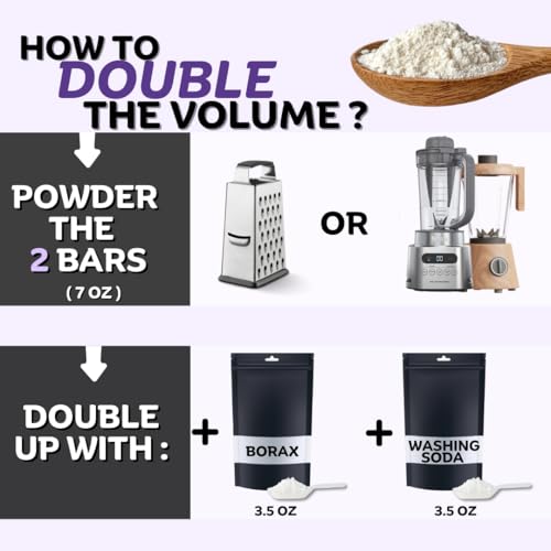 KELEBS Organic Laundry Soap Bar with Lavender for Sensitive Skin - Delicate Stain Remover Clothes, Underwear, Collar - 3 PCS