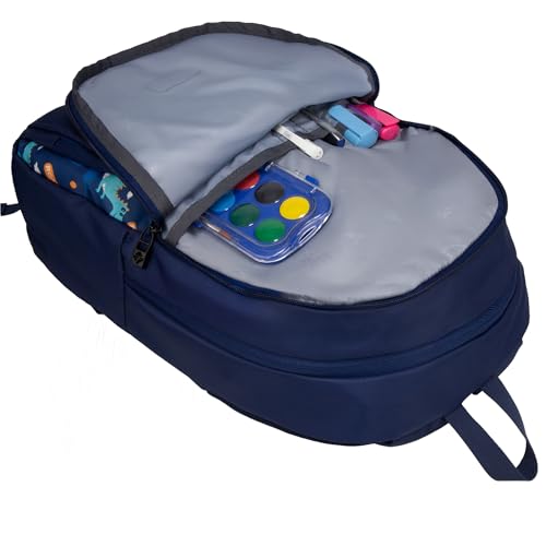 Image of F Gear Playcraft School Backpack for Kids 19L Soft Touch Lightweight & Durable | 2 Spacious Compartments, Front Pocket & Bottle Holder for Everyday Use