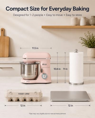 Image of Kitchen in the Box Stand Mixer, 3.5 QT Kitchen Electric Mixer for Baking