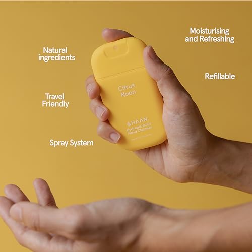 HAAN Hydroalkoholisches Handdesinfektionsmittel 30ml (Sunset Fleur + Morning Glory + Citrus Noon)