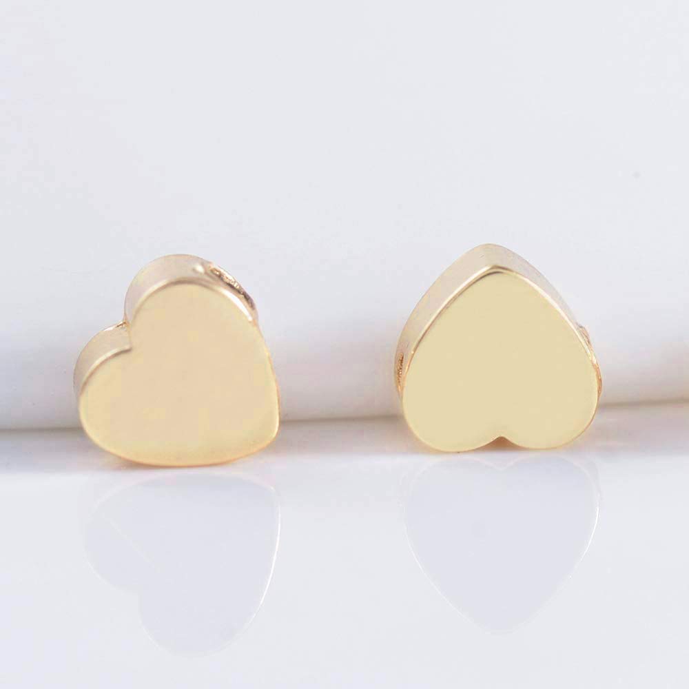 10 Perline Distanziali In Acrilico A Forma Di Cuore, Distanziatori Per Gioielli Fai Da Te E Braccialetti - Foto 7