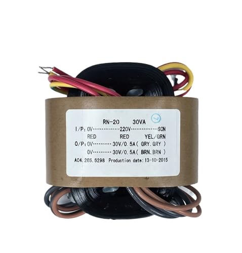 Transformateur de puissance hifi R-Core double 30V 30W avec architecture 4 fils haut de gamme