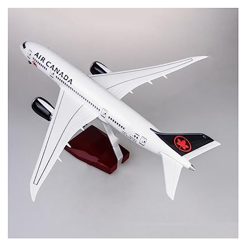 Avión de resina 1/130 con ruedas y 43 cm de longitud para coleccionistas de aviación