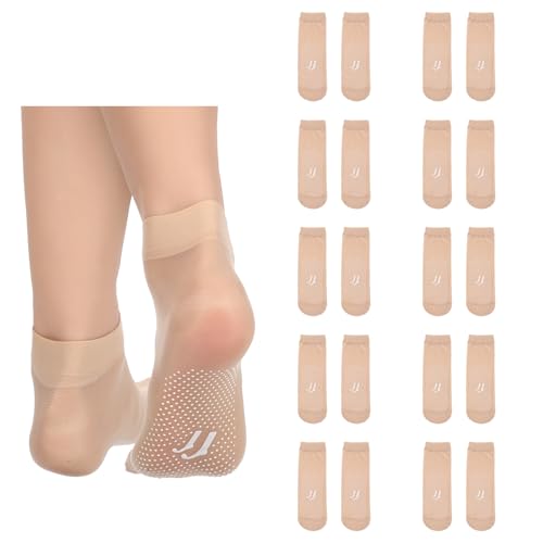 10 Pairs Sheer Ankle Socks for Women, Anti-Slip Sheers Socks, Sheer Pop Sock with Reinforced Toe, Stylish Sheers Sock Match with Heel Sneaker Skirt Dress