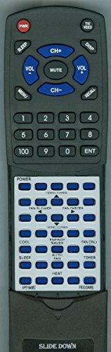 Replacement Remote Control for FRIGIDAIRE FRA18EMU2, AP5184950, FRA12EZU2, FRA25ESU2