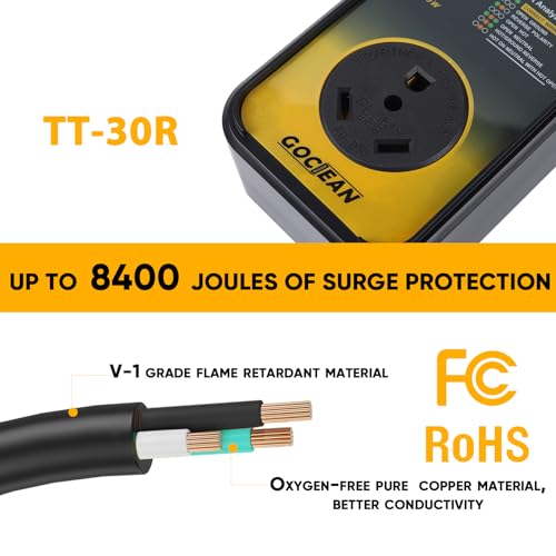 Gociean GN011A Rv Surge Protector 30 Amp thumb #1