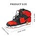 Basketball Sneaker Building Blocks Set, 4 Color Variants, Mini Bricks Sports Shoes, Gift for Sneaker Fans (Red&Black)