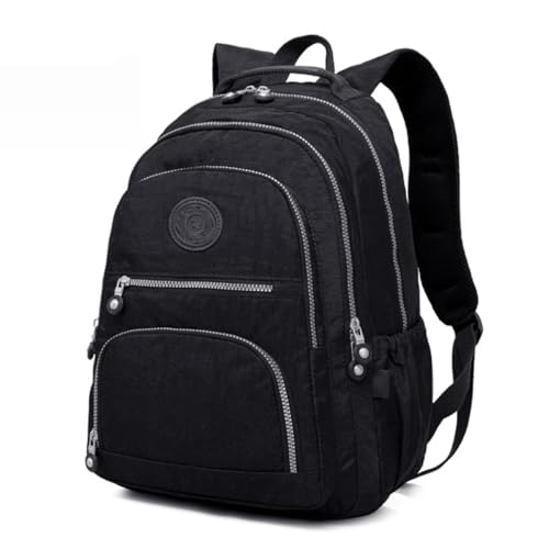 Mochila Arara Grande Preta, Leve e Espaçosa, para Notebook, Escola, Trabalho e Viagem, com Múltiplos Compartimentos