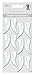Produktbild Ursus 564000293 - Kreativ Accessoires, Flügel, silber, 6 Stück, selbstklebend, aus verschiedenen hochwertigen Materialien, zum Dekorieren von Karten und Geschenke