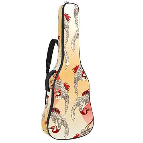 Sac à dos guitare acoustique anti-pluie grand format avec organiseur