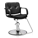 OmySalon Salon Styling Chair Heavy Duty for Stylist Hair Cutting, Hydraulic Barber Swivel Chair, Hairdressing Tattoo Beauty Spa Equipment