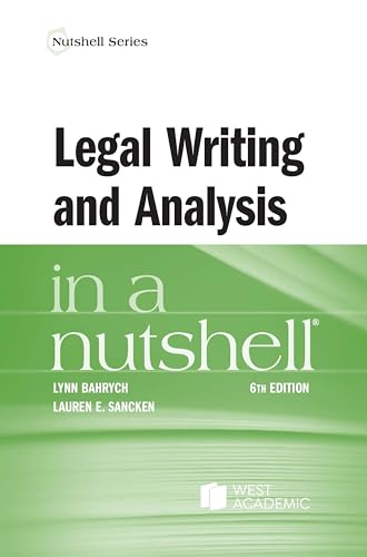 Legal Writing and Analysis in a Nutshell (Nutshells)